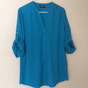 New Vibrant Blue Blouse